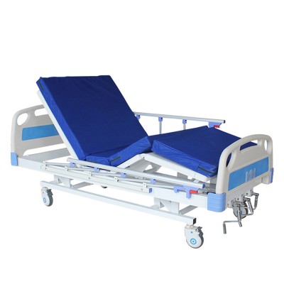 3 Functions Manual Medical Hospital Bed with Toilet